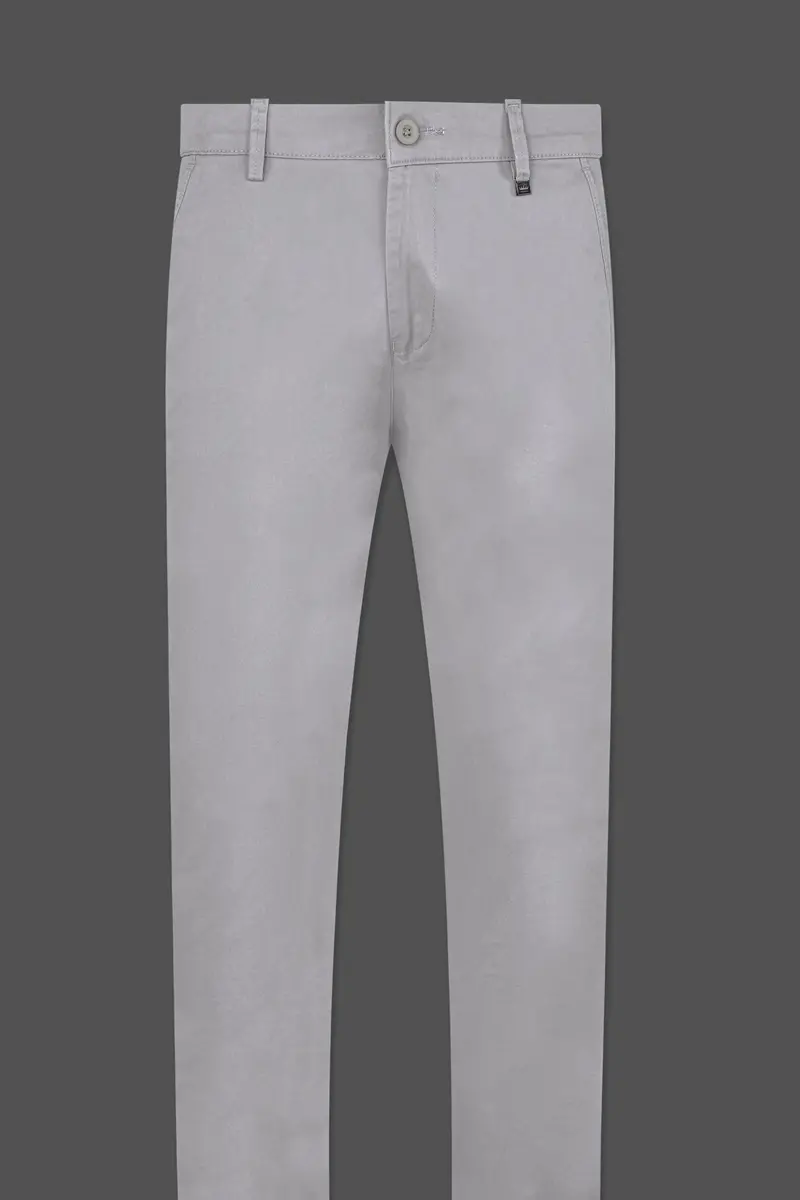 Nobel Gray Premium Cotton Chinos Pant 5