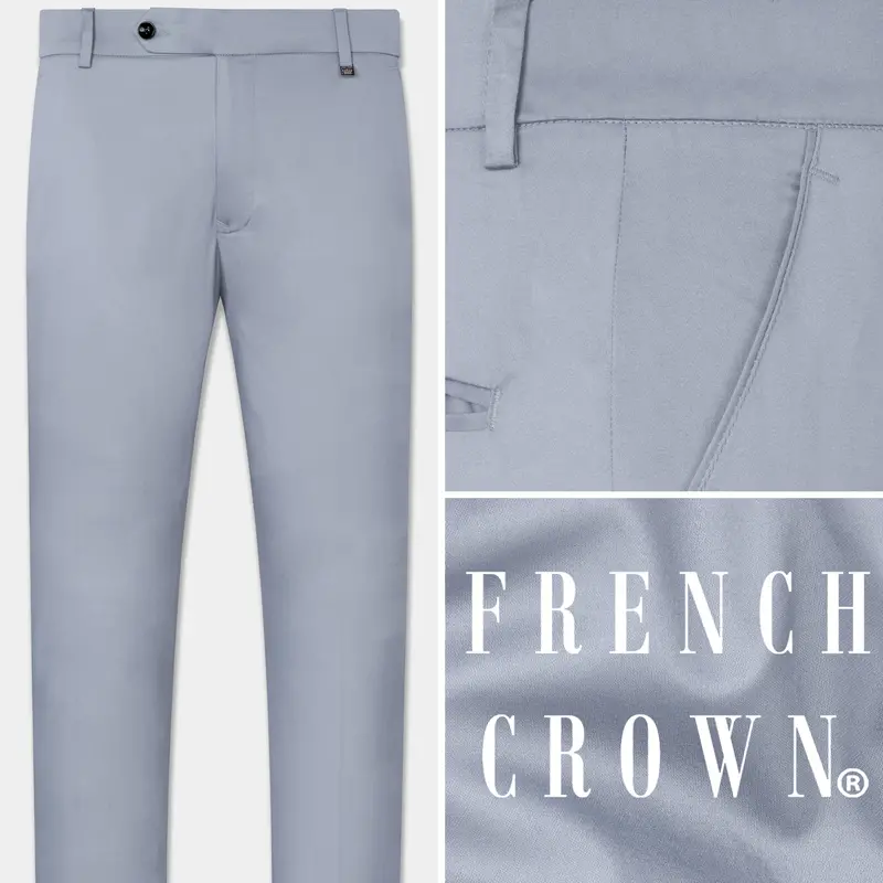 Nobel Gray Premium Cotton Pant 1