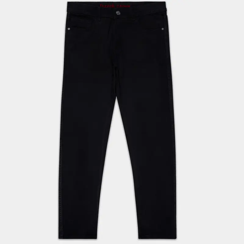 Noctis-Sable Black Clean Look Stretchable Denim 1