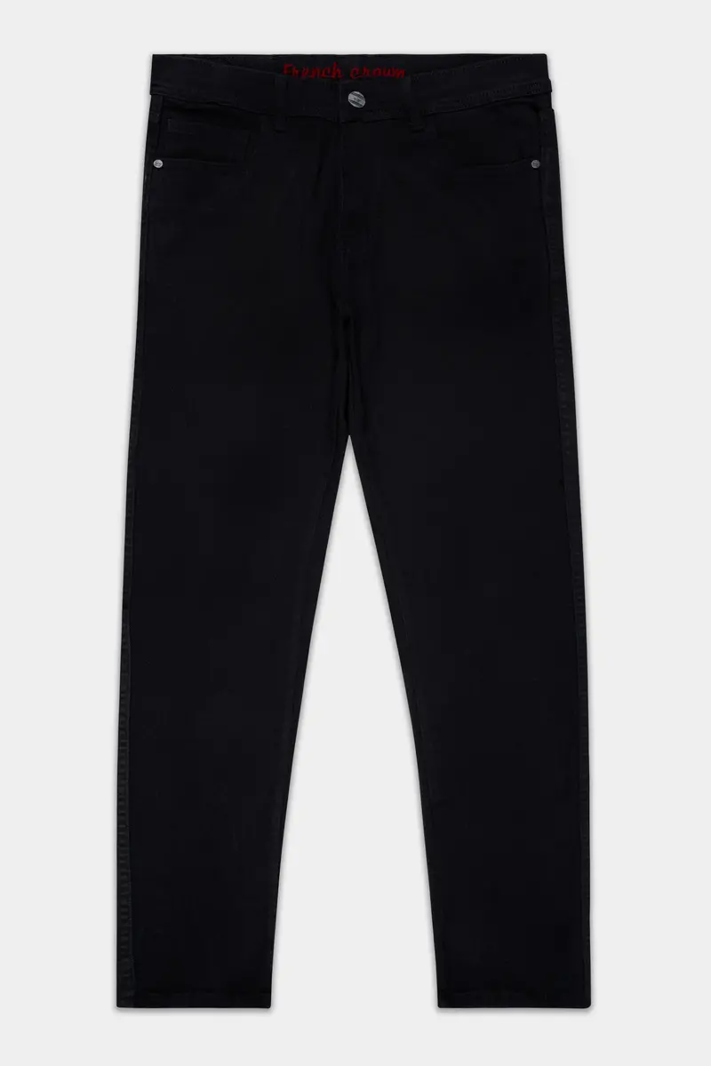 Noctis-Sable Black Clean Look Stretchable Denim 2