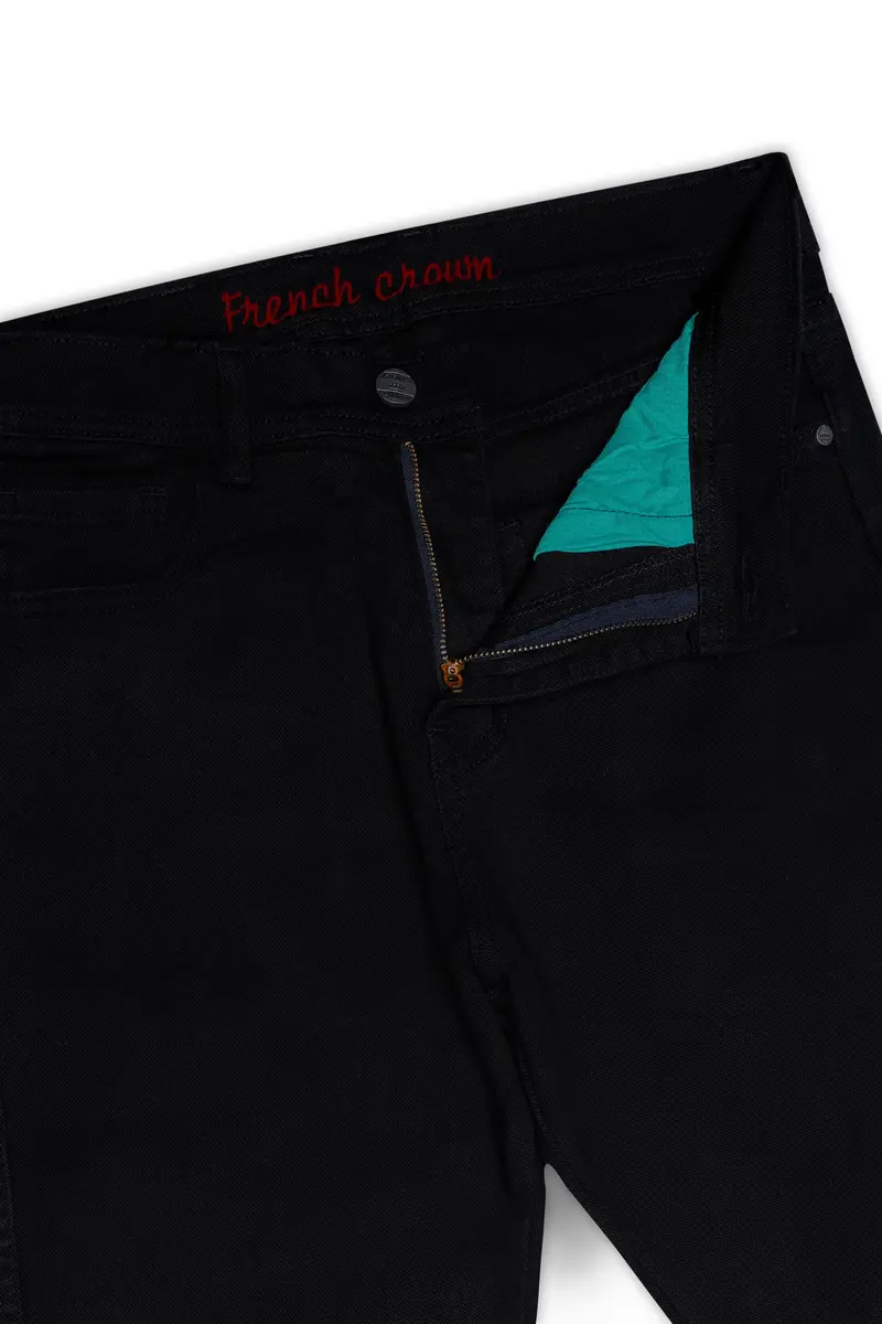 Noctis-Sable Black Clean Look Stretchable Denim 6
