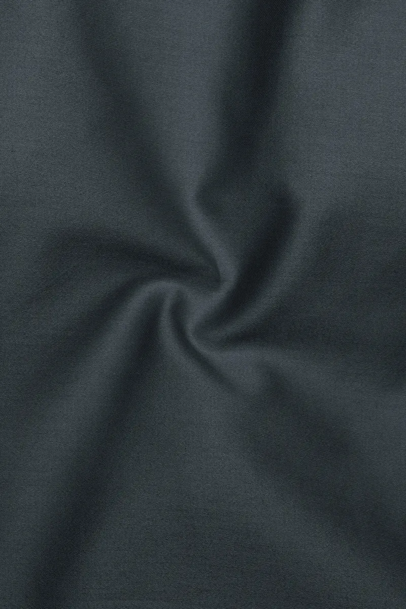 Nocturo-Charcoal Gray Subtle Sheen Super Soft Premium Cotton Cut Away Collar Dress Shirt 3