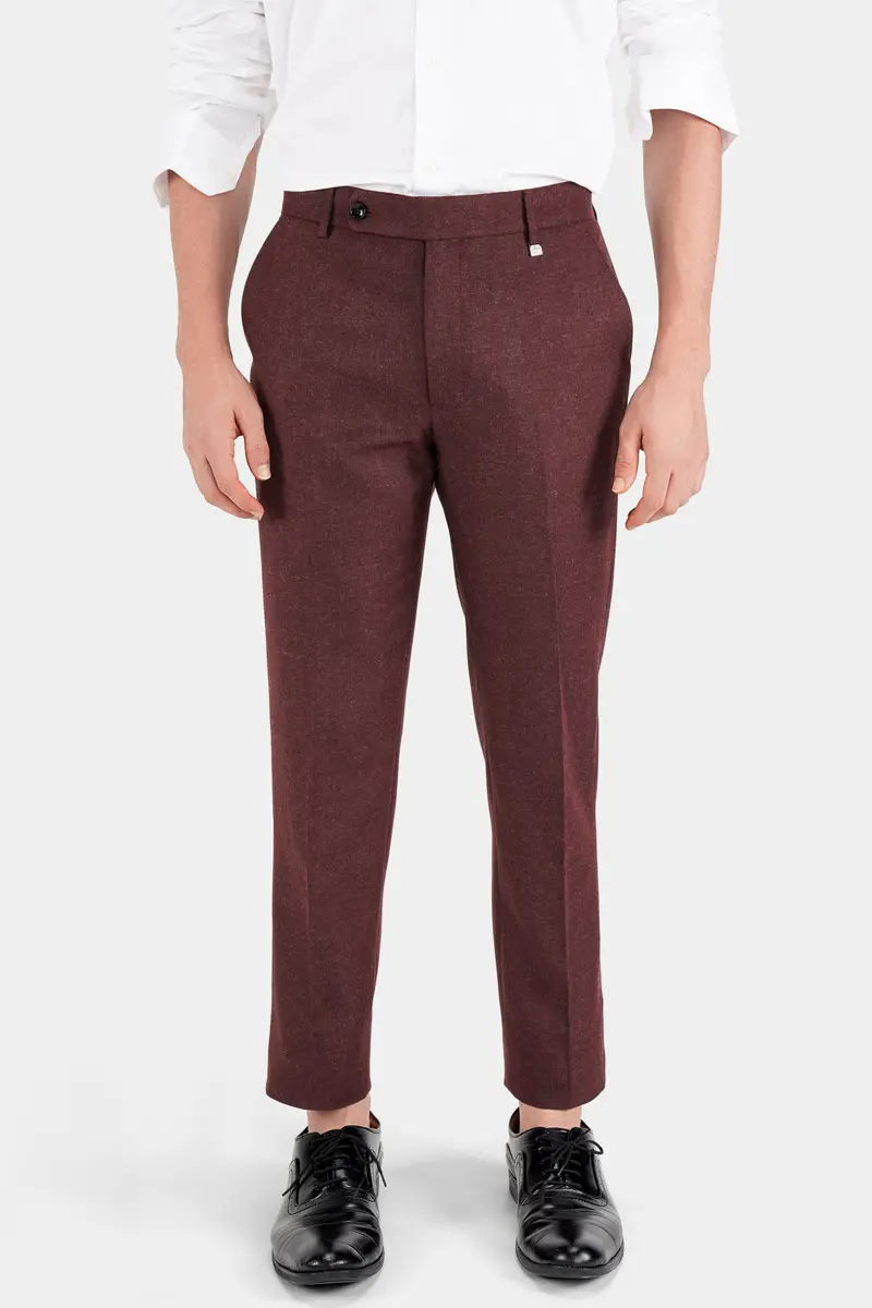Noir Brown Tweed Pant 2