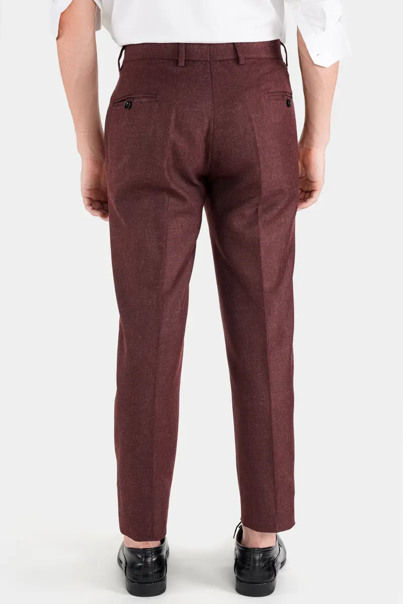 Noir Brown Tweed Pant 5