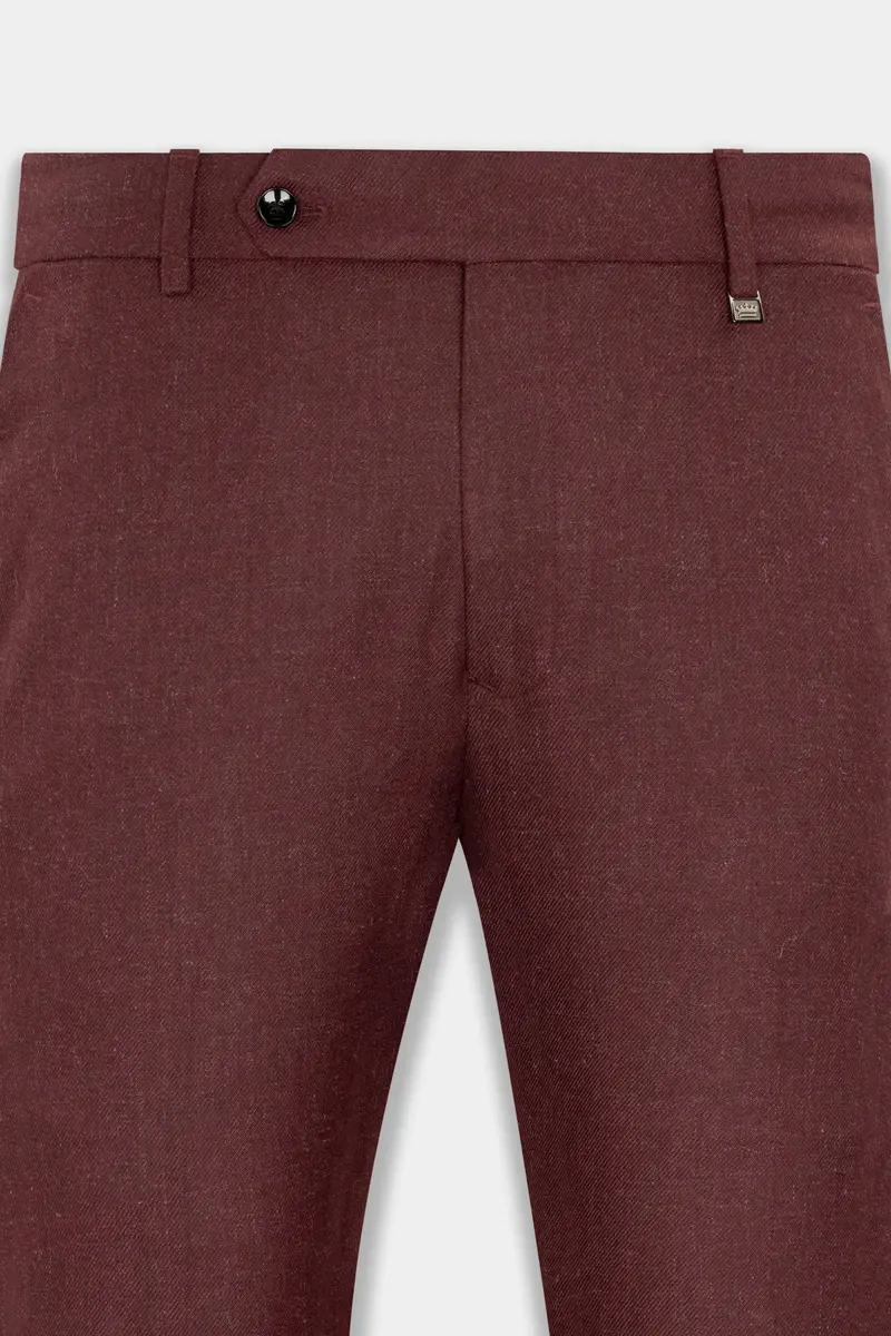 Noir Brown Tweed Pant 6