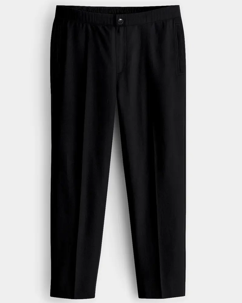 Noirelle-Jade Black Super Soft Premium Cotton Lounge Pant 1