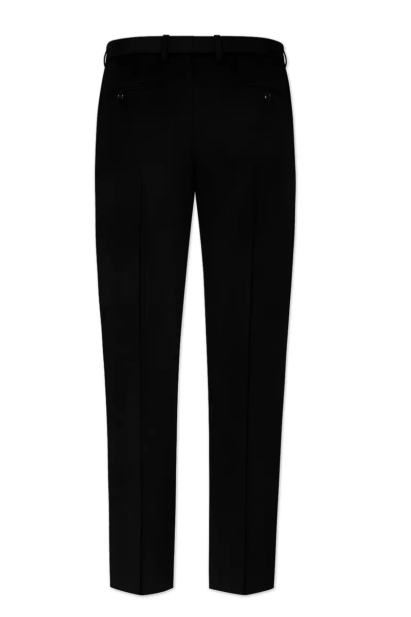 Noirelle-Jade Black Velvet Stretchable Waistband Pant 5