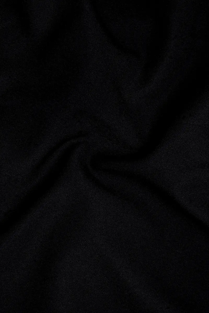 Noirex-Korean Black ( The Best Black We Have ) Designer 4-Way Stretch Wrinkle-Free Waistcoat 3