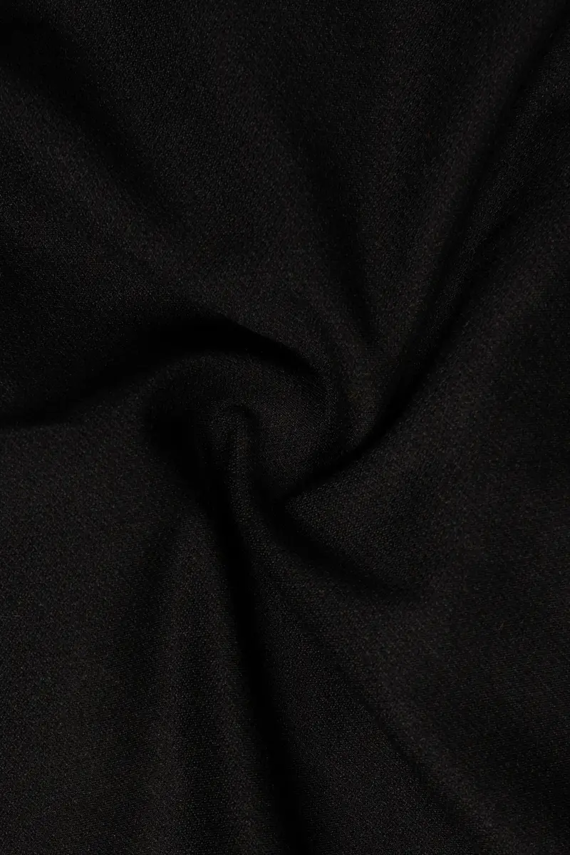 Noirflex-Jade Black 4-Way Stretch Wrinkle-Freetextured Nehru Jacket 3