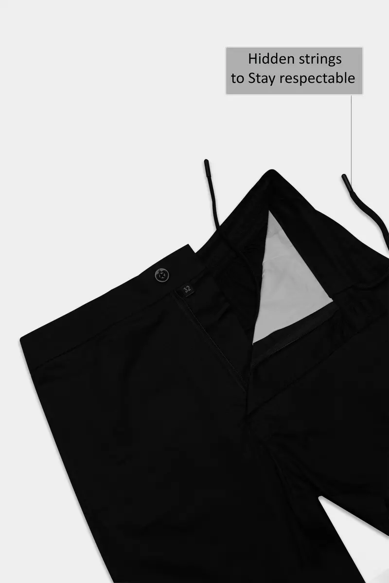 Noirflex-Jade Black Subtle Sheen Super Soft Premium Cotton Boxer 4