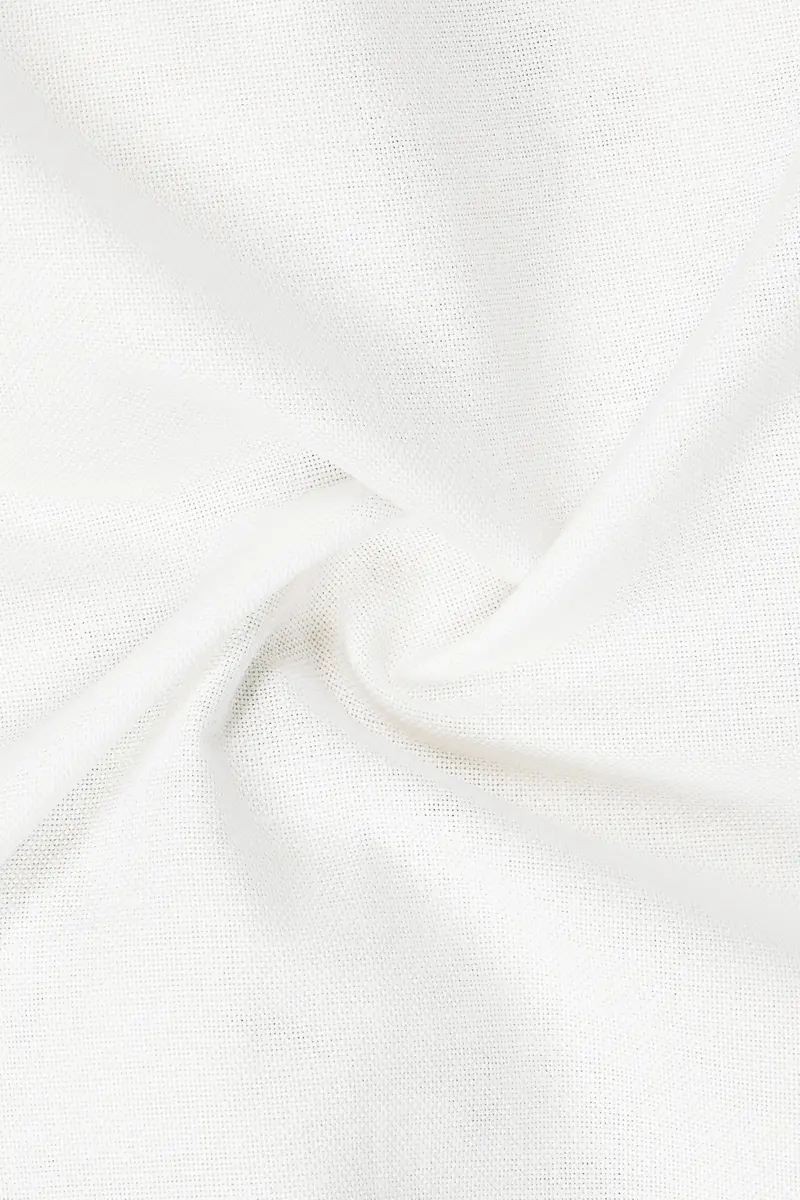 Noirluxe-Bright White With Black Piping Solid Royal Oxford Designer Shirt 3