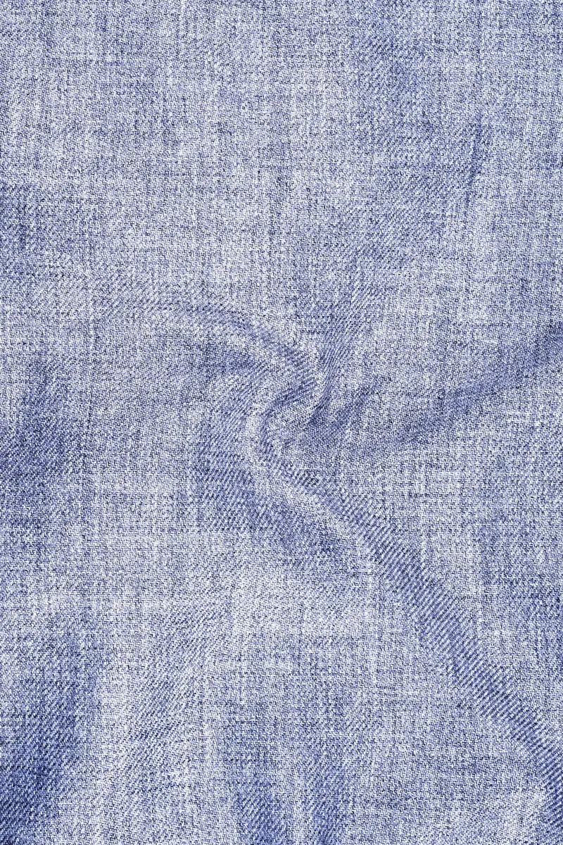 Nordic-Logan Blue Textured Tweed Waistcoat 3