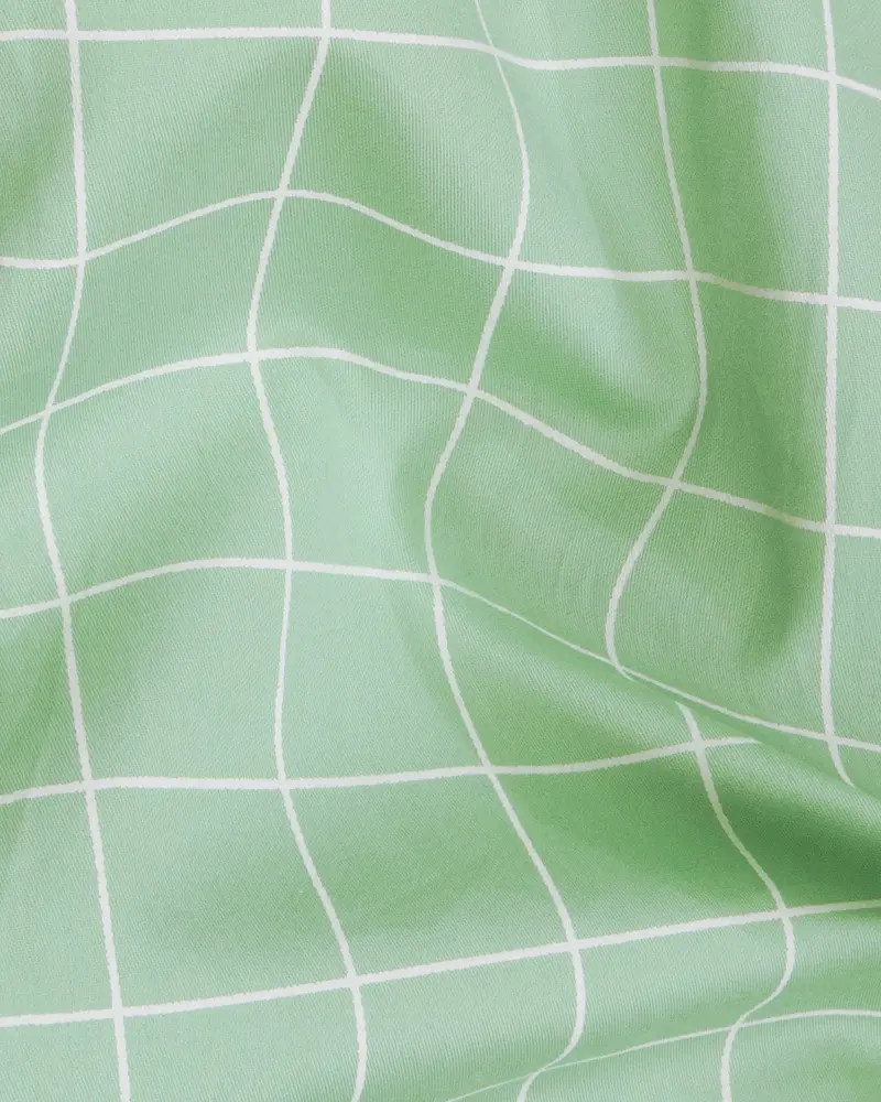 Norway Green Windowpane Premium Satin Shirt 2