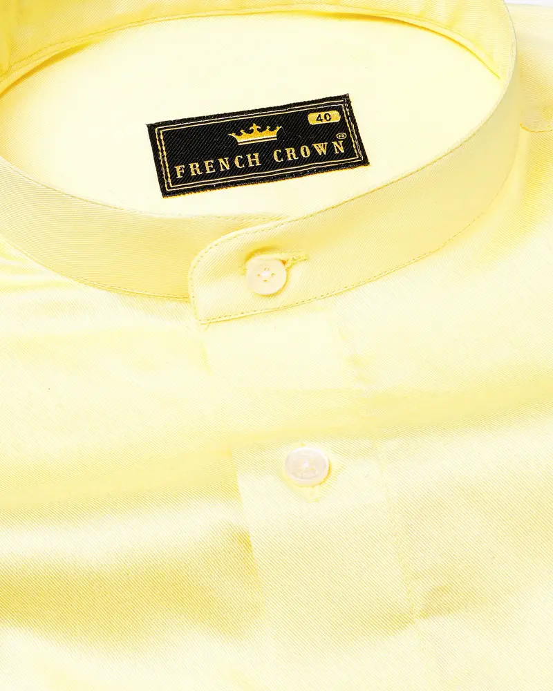 Oasis Yellow Premium Tencel Shirt 1