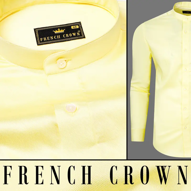 Oasis Yellow Premium Tencel Shirt 10