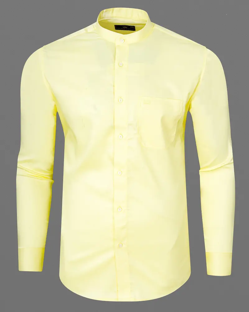 Oasis Yellow Premium Tencel Shirt 5