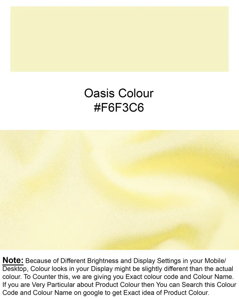 Oasis Yellow Premium Tencel Shirt 8