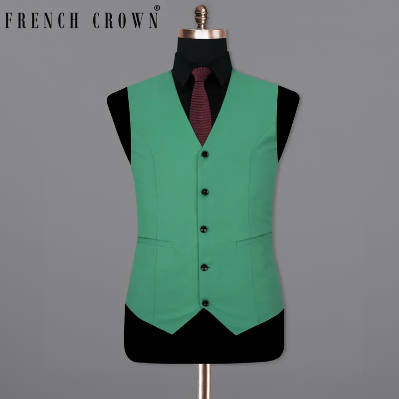 Ocean Green Sports Waistcoat 1