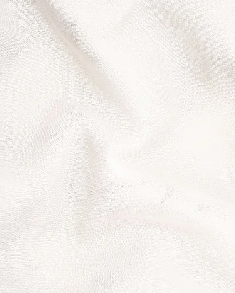 Off White Premium Tencel Kurta Shirt 3