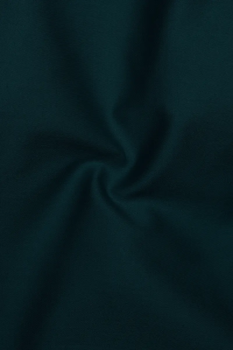 Olvoro Burnham Green Subtle Sheen Super Soft Premium Cotton Cut Away Collar Dress Shirt 3