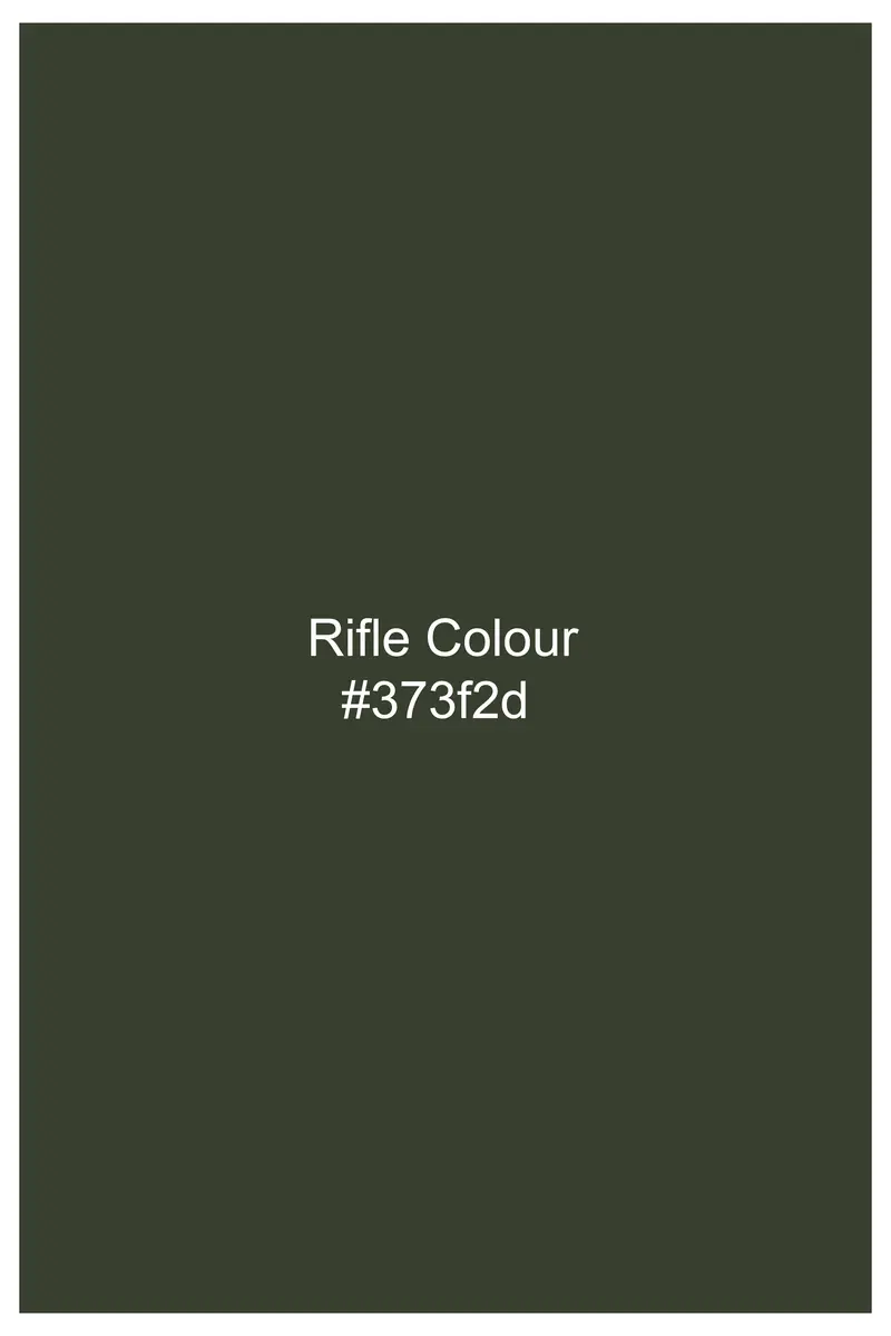 Olvoro-Rifle Green Textured Tweed Double Breasted Blazer 10