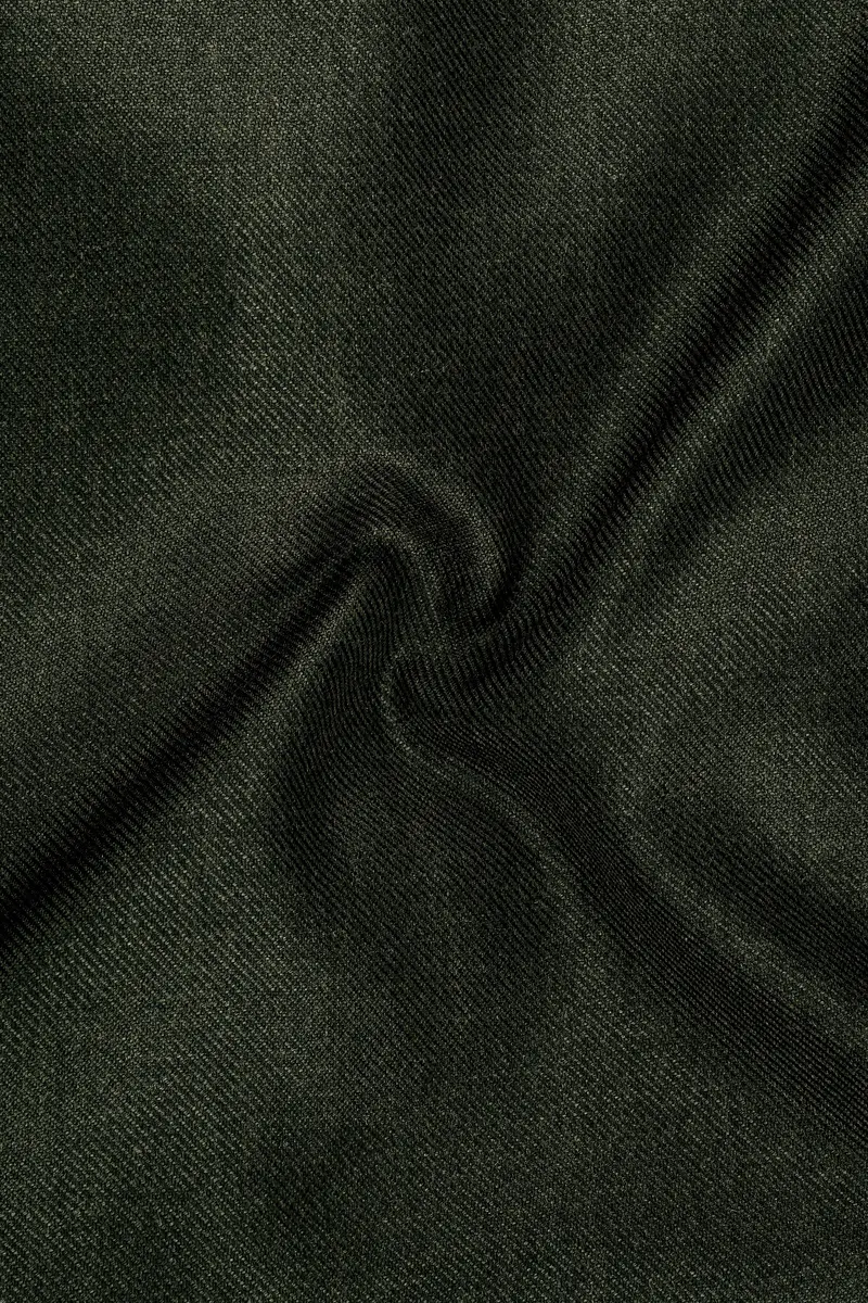 Olvoro-Rifle Green Textured Tweed Waistcoat 3