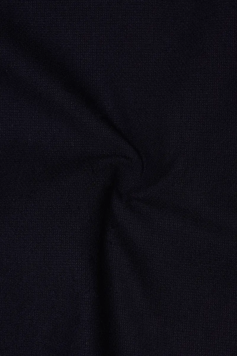 Onyx Black Button-Down Denim Shirt 3