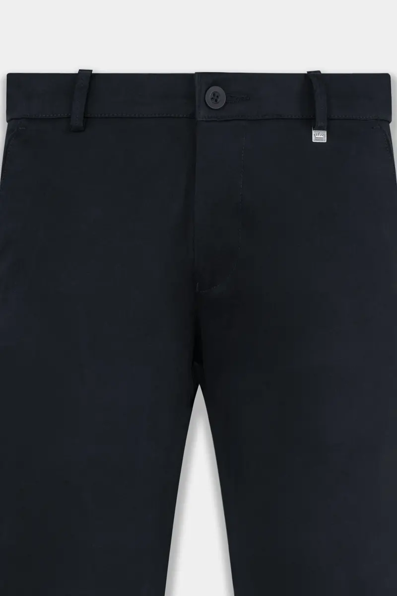 Onyx Blue Premium Cotton Chinos Pant 2