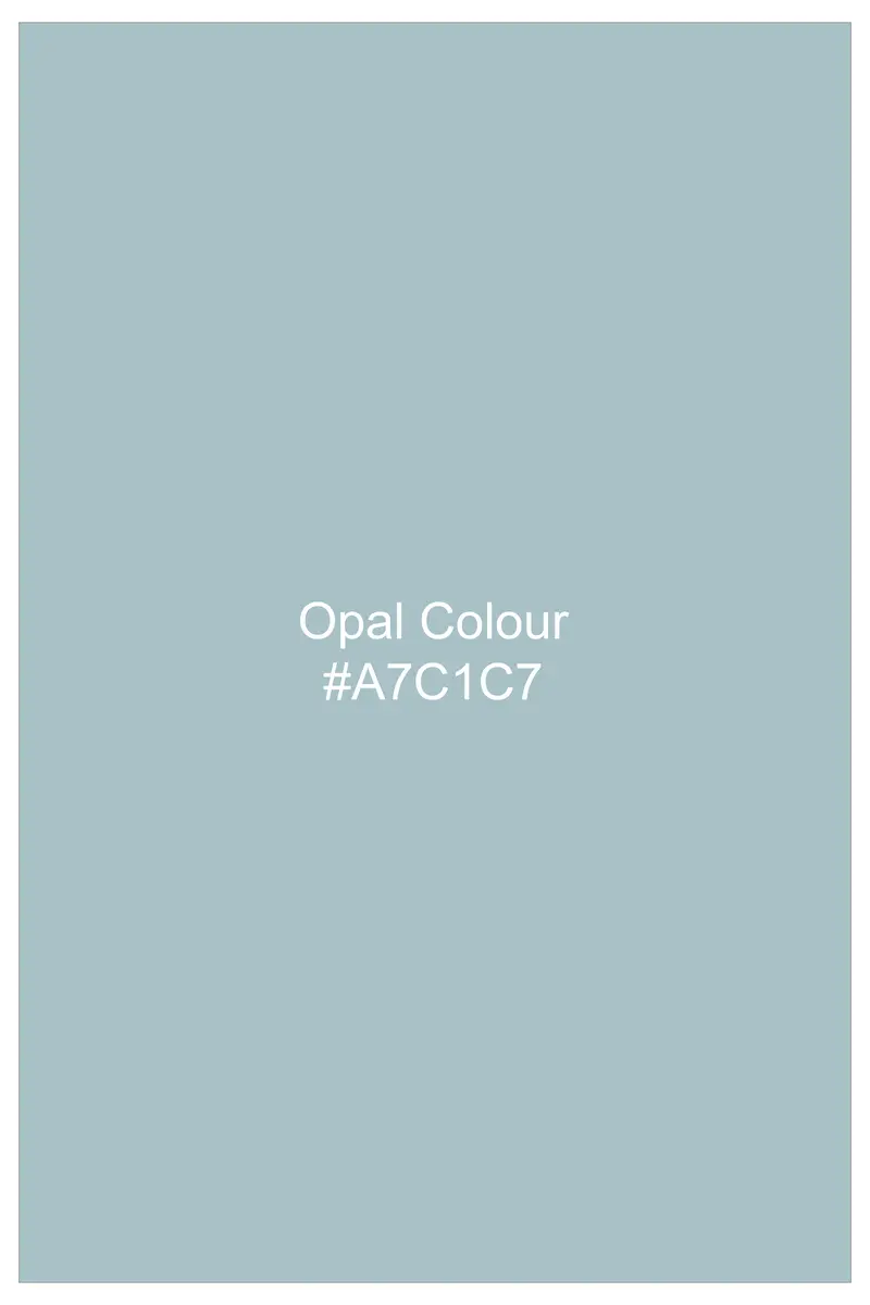 Opal Green Royal Oxford Designer Shirt 10