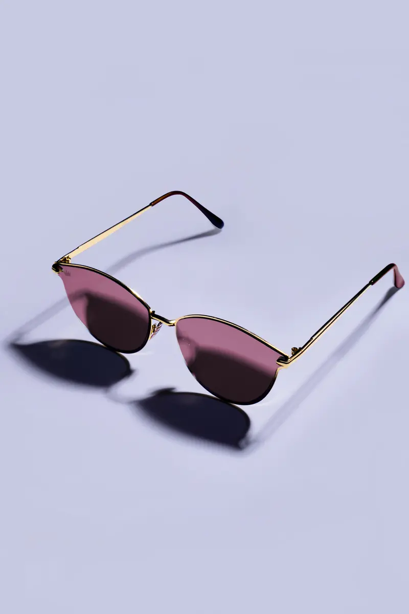 Orchid Purple Butterfly French Crown Women’S Sunglasses 2