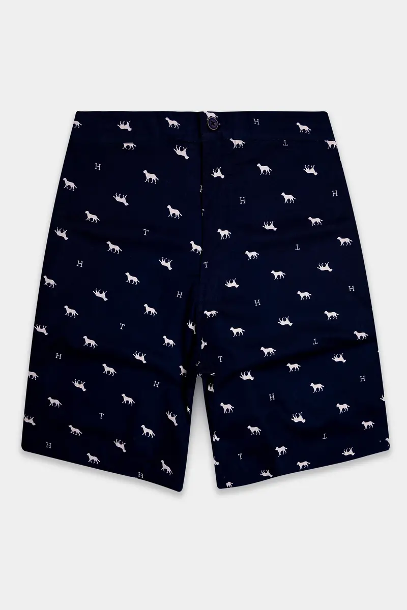 Orion-Russian Blue Dongs Printed Premium Cotton Shorts 2