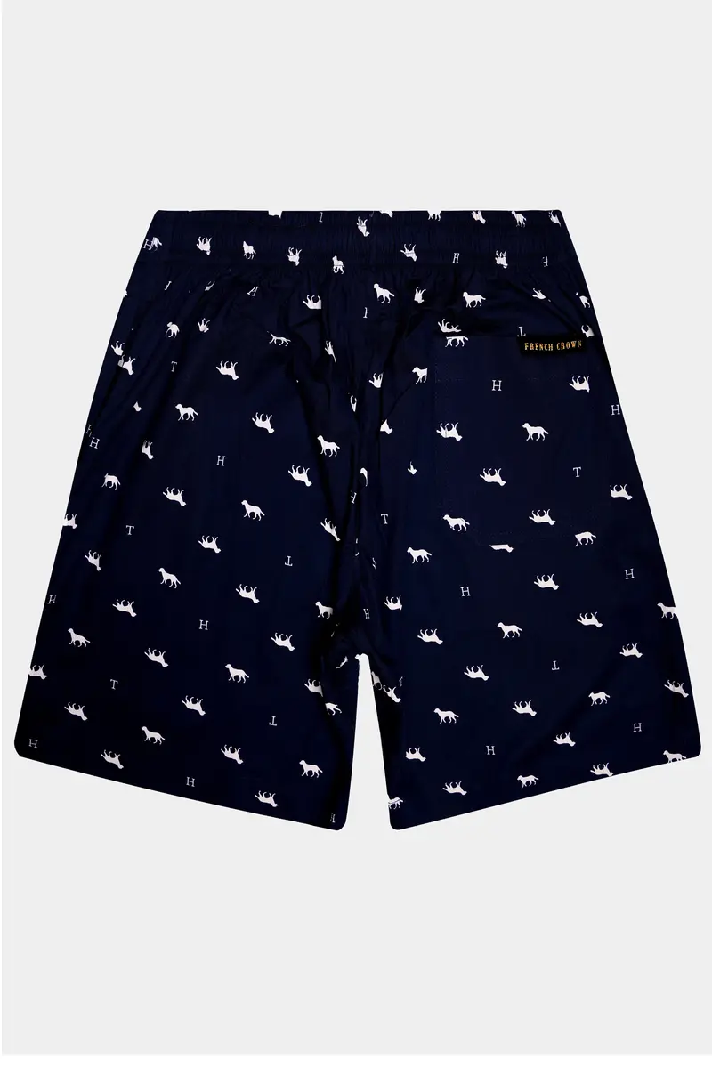 Orion-Russian Blue Dongs Printed Premium Cotton Shorts 6