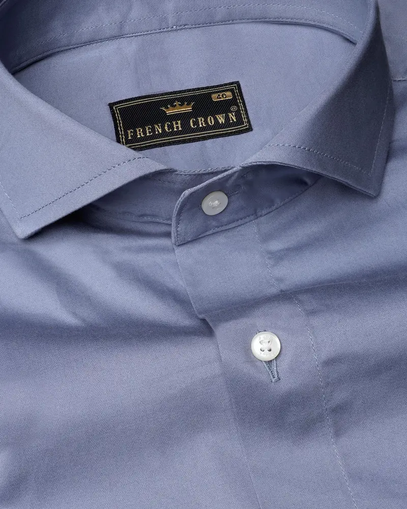 Oslo Blue Super Soft Premium Cotton Shirt 1
