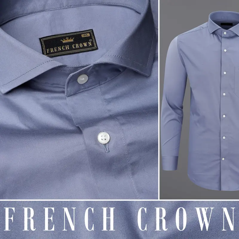 Oslo Blue Super Soft Premium Cotton Shirt 10