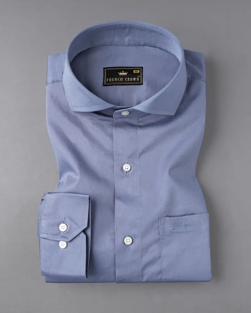 Oslo Blue Super Soft Premium Cotton Shirt 3