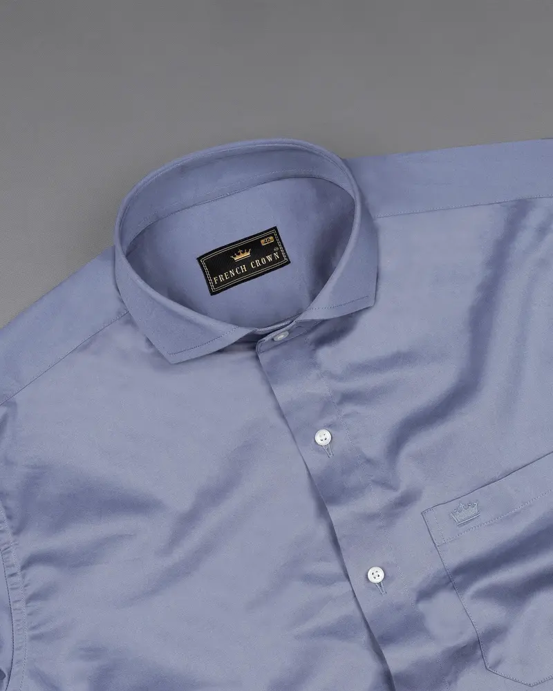 Oslo Blue Super Soft Premium Cotton Shirt 4