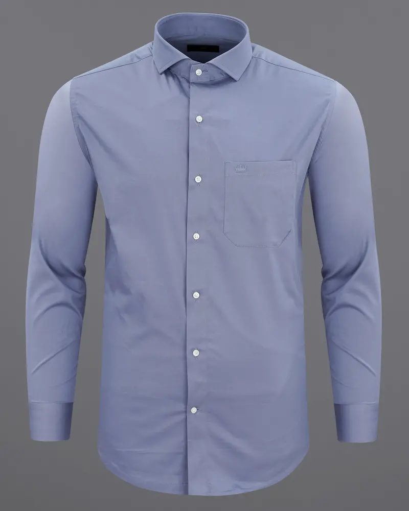 Oslo Blue Super Soft Premium Cotton Shirt 5