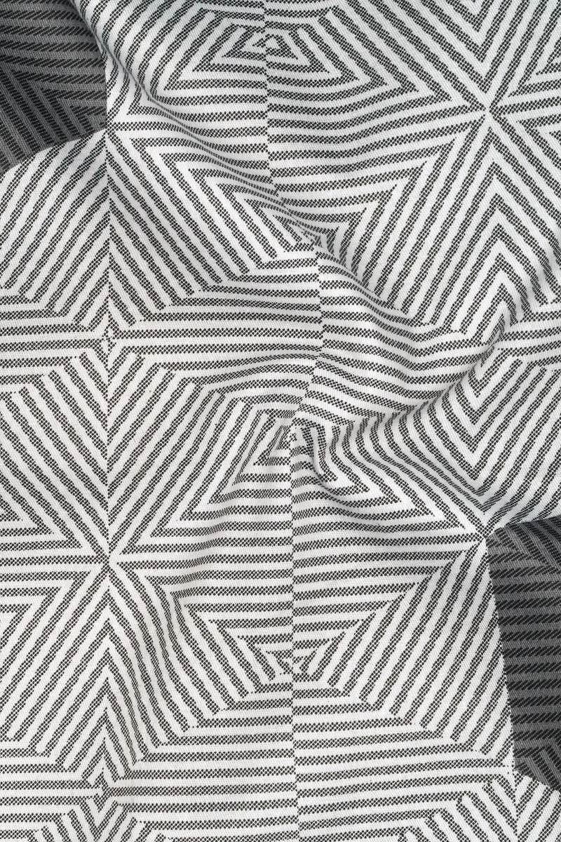 Oslo Gray And Bright White 3D Printed Super Soft Premium Cotton Shirt 3