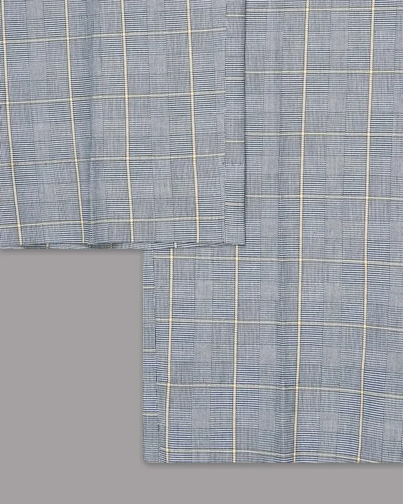 Oslo Gray Windowpane Pant 7