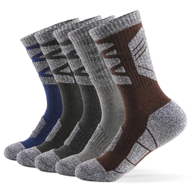 Outdoor Mountaineering Running Hiking Socks Sweat-Absorbent Knee-High Sports Socks 1