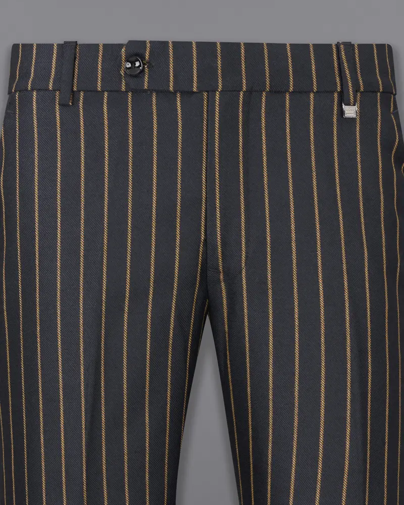 Outer Space Blue Striped Pants 2