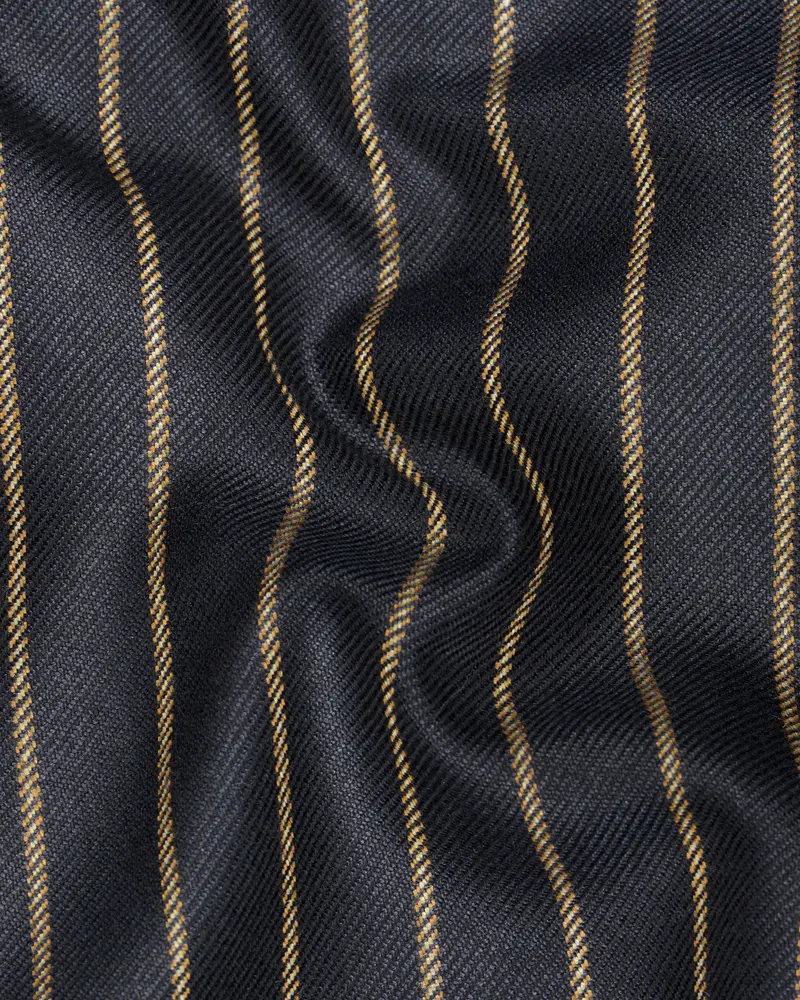 Outer Space Blue Striped Pants 3