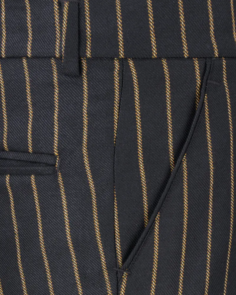 Outer Space Blue Striped Pants 5