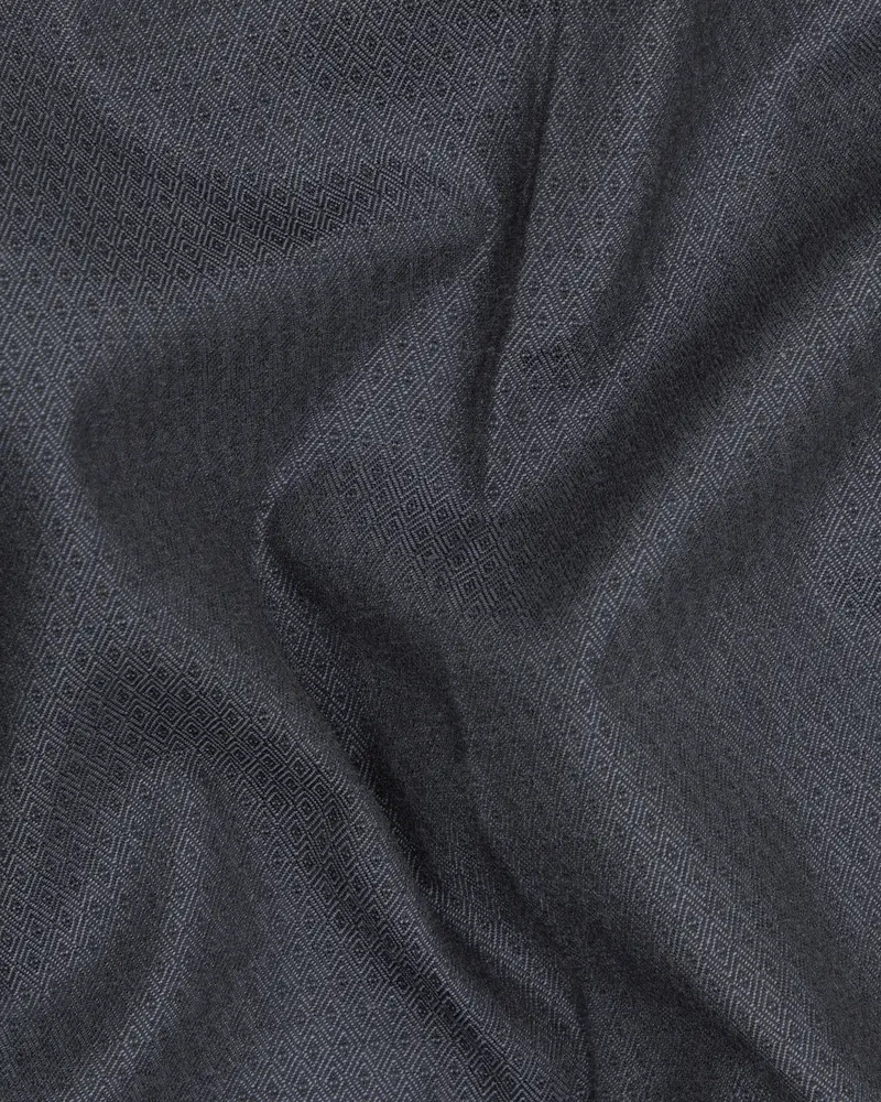 Outer Space Blue Wool Rich Waistcoat 3