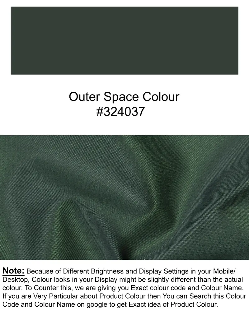 Outer Space Green Wool Rich Pant 7