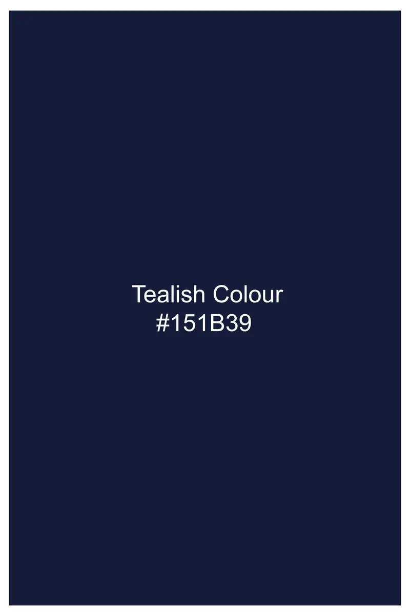 Oxivra-Tealish Blue Textured Oxford Super Soft Premium Cotton Lounge Pant 8