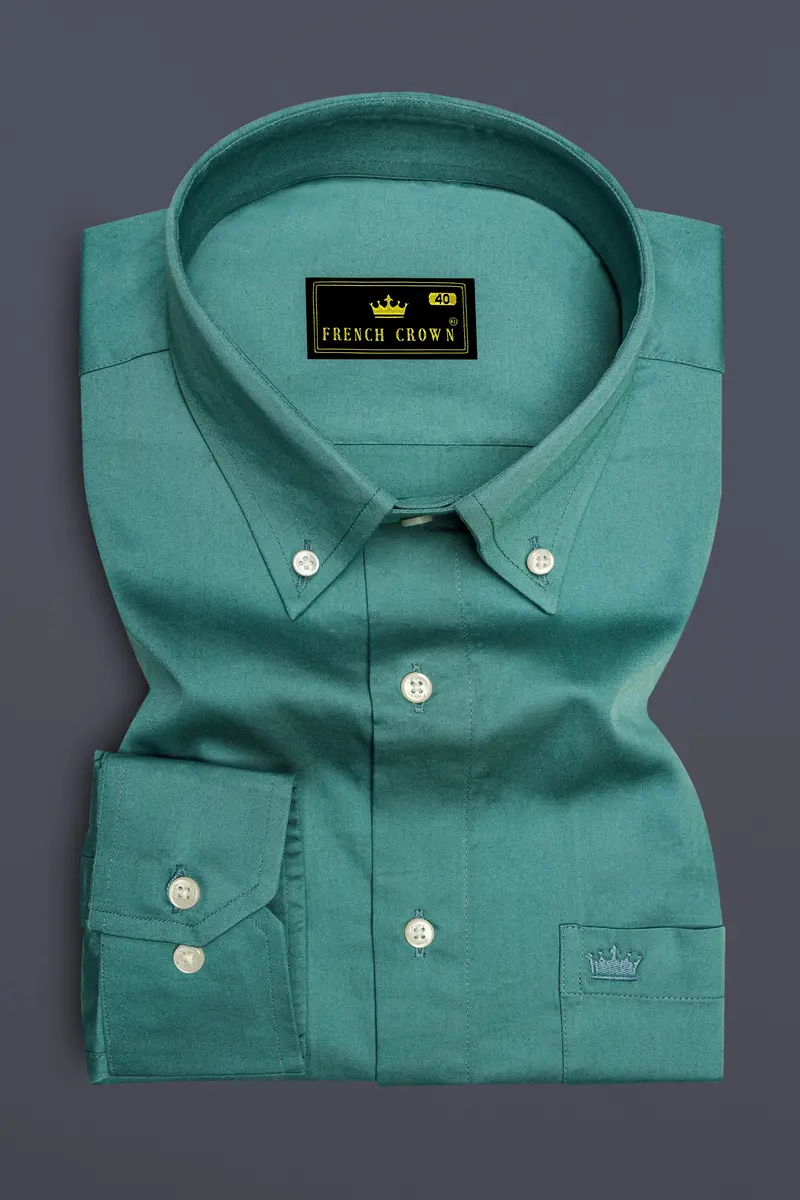 Oxley Blue Button-Down Royal Oxford 4