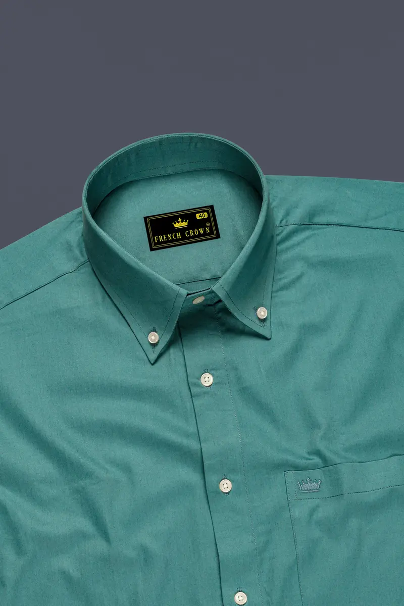 Oxley Blue Button-Down Royal Oxford 5