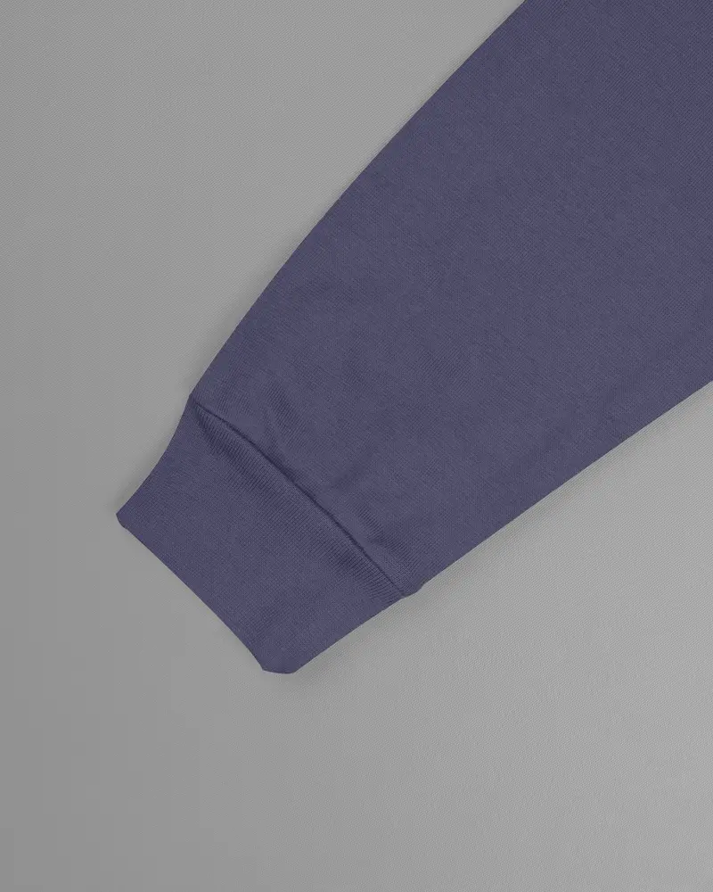 Pale Pink And Mulled Wine Super Soft Premium Jersey Sweatshirt 4