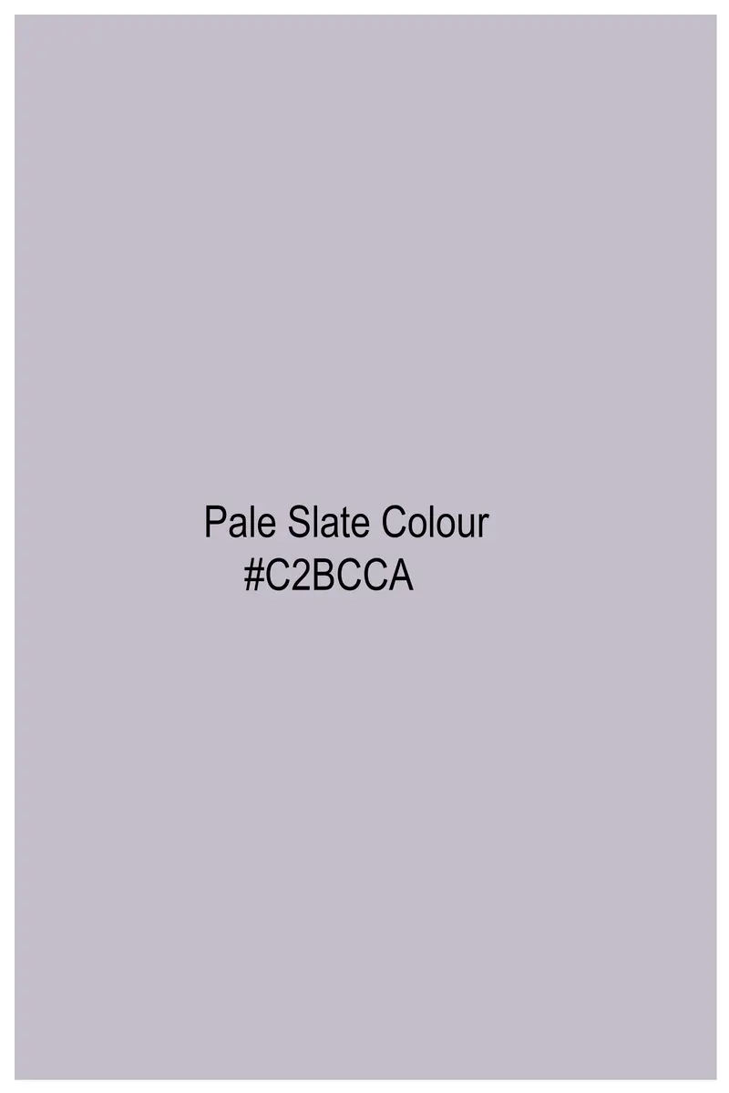 Pale Slate Lavender Subtle Sheen Super Soft Premium Cotton Kurta Set 8